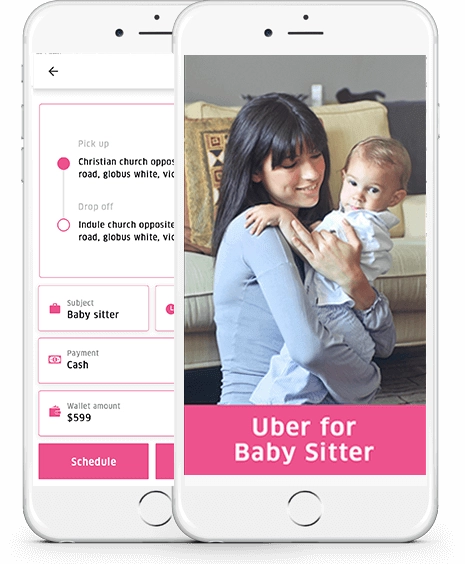 uber for babysitters app development